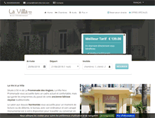 Tablet Screenshot of hotel-villa-nice.com